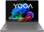 Lenovo Yoga 9i 2-in-1 Aura Edition s&uuml;learvuti | Copilot+PC | 14-tolline WQUXGA OLED puuteekraan | Intel Core Ultra 7 | 32GB RAM | 1TB SSD | Intel Arc 140V graafika | Windows 11 Home | QWERTZ | Luna Grey