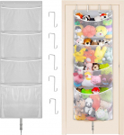 Riputatav pehmed loomad ladustamise &uuml;le ukse suur pluusist m&auml;nguasjade korraldaja metallist konksud beebi aksessuaaride hoidja idee lasteaia Barbie nukk ja Teddy Bear poisid lasteaedades