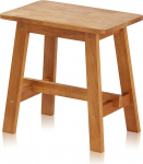 KHG Stool Hallway Wardrobe Stool Wooden Stool 29 x 45 x 29 cm - Solid Oak Wood Maximum Load 110 kg - Plant Stool Country House Style Oiled