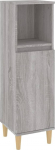 vidaXL Bathroom Cabinet, Cabinet for Bathroom, Bathroom Cabinet with Lots of Storage Space, Tall Cabinet, Bathroom Cabinet, Wooden Legs, Grey Sonoma Wood Material