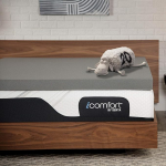 Serta Carbon Dream Memory Foam Mattress Topper, Double, Grey