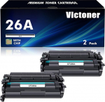 VICTONER 26A CF226A Toner Cartridge Compatible with HP 26X CF226X Laserjet Pro MFP M426fdw M426fdn M426dw M402n M402dn M402dw M402d M402 M426 Series Printer Black Pack of 2