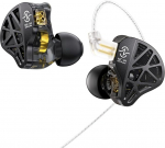 keephifi CCZ MC04 IEM k&otilde;rvaklapid, 10 mm magnetiline 1DD ja BA h&uuml;briidjuht, k&otilde;rvaklapid koos kaabliga, 3,5 mm sisek&otilde;rva pistik, eemaldatav h&otilde;betatud OFC, nullt&otilde;mbega k&otilde;rvamonitor kunstnike jaoks