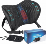 TOCONIDE Cushion for Office Chair, Lumbar Cushion, Sofa, Lumbar Cushion, Car, Office, Accessories, Ergonomic Cushion, Lumbar Cushion, Bed, Lumbar Cushion, Office Chair, Viscoelastic Pillow, Car Seat