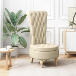 Gecheer 42020684 Vooditool Cream 56,5 x 70 x 110 cm Kangast k&uuml;lalisvoodiraam Diivanvoodi elutuppa Kodukino Tudengikorterisse