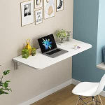 Klappbarer Wandtisch, klappbarer Computertisch in modernem Design zur platzsparenden Aufbewahrung auf kleinem Raum, schwebender Klapptisch zur Wandmontage f&uuml;r die K&uuml;che und das Esszimmer, Sc