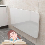 An der Wand montierter Klapptisch, Klappbarer Wandschreibtisch, Klapptisch zur Wandmontage, Waschk&uuml;chentisch zum Zusammenlegen von Kleidung f&uuml;r kleine R&auml;ume, f&uuml;r Garage und Schuppen/Heimb&uuml;ro