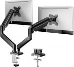 ErGear Monitor Mount 2 Monitors for 17 to 32 Inch Screens, Screen Mount 2 Monitors, Monitor Mount with a Load Capacity of 2-10 kg, 2 Mounting Options/VESA 75/100