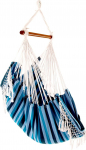 Vivere B534 Cotton Hammock Chair Blue Lagoon Multi-Coloured