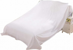 Bed Dust Protection Furniture Protective Cover Fleece Breathable Mildew Cover Bed Sofa Furniture Cover White Colour Movable Blanket 100-700 cm, 120 cm x 200 cm