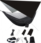 Ovyuzhen v&auml;ljas v&otilde;rkkiik koos s&auml;&auml;sev&otilde;rgu ja vihma Fly Quick Drying langevarjuga nailonist Camping Hammock Telgid Trekking, Travel, Beach, Garden