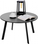 Fokebel k&uuml;ljelaud metallist, aia k&uuml;ljelaud &uuml;mmargune, diivanilaud, kohvilaud ja kohvilaud reguleeritavate lauajalgadega (must, l&auml;bim&otilde;&otilde;t 70 x 40 cm)