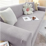 YETONADO Jacquard Elastne diivanikate Stretch Diivanikate L kuju Diivan Slipcover Corner Cover elutoa 1/2/3/4 istekoha jaoks (helehall, XL(235-300cm))