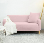 Hiseng diivanikate, Stretch diivanikate 1 2 3 4-kohaline kootud Polar Fleece diivanikate pestav universaalne diivanikate diivanikaitsja lemmikloomadele ja lastele (roosa, 4-kohaline)