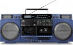 MEDION P66538 Retro Ghetto Blaster CD-m&auml;ngijaga, 80ndad, suur, USB, SD, CD, kassetid MC, DAB+ raadio teleskoopantenniga, Bluetooth, kassetiplaat, salvestusfunktsioon, akutoitega)