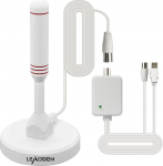 LEADSIGN sise- ja v&auml;lis-TV antenn - tugevdatud digitaalantenn Freeview, Smart TV, 120+ miili vastuv&otilde;tu, tugev magnetiline alus, signaali v&otilde;imendi