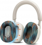 WC SweatZ XM5 - patenteeritud higikaitse k&otilde;rvapadjad Sony WH1000XM5 jaoks Wicked Cushions | T&auml;ielik 360-kraadine k&otilde;rvapadja kaitse | Higikindlus ja lihtne pesemine | Simulatsioon