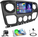 Hikity Android 15 [8 Core 4+64G] Autoradio Opel Movano 2 Renault Master 3 Nissan NV400 raadio traadita CarPlay Android autoekraan 10-tolline Bluetooth, Mirror Link, GPS WiFi DSP FM RDS SWC