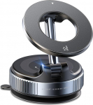 Coolpow auto mobiiltelefoni hoidja MagSafe auto kinnitus 【Tugevaim magnet】Vaakum iminapp magnetiline mobiiltelefoni hoidja auto, 360 &deg; p&ouml;&ouml;ratav mobiiltelefoni hoidja auto tarvikud interj&ouml;&ouml;r iPhone 17 jaoks