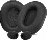 TaiZiChangQin BlackShark V2 PRO k&otilde;rvapadjad, mis &uuml;hilduvad Razer BlackShark V2 / V2 PRO traadita m&auml;nguk&otilde;rvaklappidega Memory Foam Upgrade Fabric Black