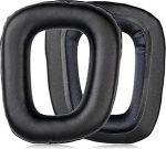 JHZZWJ Asendatavad k&otilde;rvapadjad Logitech G930, G430, G432, G332, G35, F450 Faux Leather k&otilde;rvapadjadele