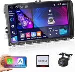 [4G + 64G] Hikity Android Autoraido VW Golf 5 Golf 6 Passat B6 EOS Touran Polo Wireless Carplay Android Auto 9-tolline raadio navigatsioon 32EQ FM / RDS GPS WiFi Bluetooth 1280 x 720 Pixel MIC tagumine