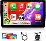 【4+128G】 Hodozzy Carplay Android f&uuml;r Renault Trafic 2001-2010/Opel Vivaro 2006-2010/Nissan Primastar 2006-2014 Autoradio mit Navi,9 Zoll In-Cell Bildschirm mit Android Auto/WiFi/GPS/RDS/FM/BT/USB