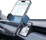 Mobiiltelefoni hoidik Tesla Model Y 2025 ja Model 3 2024-2025 AI automaatne induktsioon 360&deg; elektriline mobiiltelefoni hoidik iPhone'ile, Samsungile ja teistele Tesla Juniper Highland tarvikutele