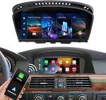 Traadita Carplay/Android auto 8,9-tolline multimeedia raadio Linux puuteekraan BMW 3/5 seeria E60/E63/E64/E90/E91/E92/E93 2010-2012 CIC s&uuml;steem AirPlay/Autolink/USB HD resolutsioon 1920 x 720