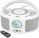 Kaasaskantav CD-raadio Boombox Bluetoothiga (CD-m&auml;ngija, kaugjuhtimispult, Bluetooth, FM-raadio, USB, AUX-In, 2 x 2 Watt RMS) Raadio koos CD-m&auml;ngija stereos&uuml;steemiga