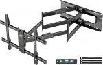 FORGING MOUNT TV seinakinnitus 109 cm pika varrega p&ouml;&ouml;rlev kallutatav telerihoidik 50-90-tollise lame/k&otilde;verate telerite jaoks kuni 75 kg, Max VESA 600 x 400 mm
