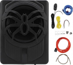 10-tolline 800 W &otilde;huke auto subwoofer sinise LED-&uuml;mbrusvalgusega, suurep&auml;rase soojuse hajutamisega, usaldusv&auml;&auml;rse j&otilde;udlusega ja juhtmega (v&auml;rviline)