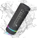 Decibelvibe TNZ Sleek 8 kaasaskantav Bluetooth-k&otilde;lar, IP66 veekindel k&otilde;lar 30W v&otilde;imsa heliga, s&uuml;gav bass, Bluetooth 5.3, 25h m&auml;nguaeg, TWS paaritamine, RGB tuled, koju kasutamiseks