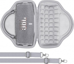 Aenllosi f&uuml;r JBL Charge 6 Bluetooth-Lautsprecher Hartschalen-Tragetasche mit Schulterriemen, Wei&szlig;, nur Tasche