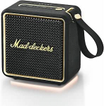 MG II Bluetooth-k&otilde;lar 40 W, s&uuml;gav bass DSP-ga, RGB-valgus, IPX7 veekindel, kaks juhet, 17H+ aku, TWS Stereo, 3 EQ-režiimi, C-t&uuml;&uuml;pi laadimine, AUX/TF/USB, kaasaskantav v&auml;lisk&otilde;lar (must ja messing)