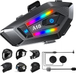 Mootorratta Bluetooth peakomplekt mootorratta k&otilde;lar Bluetooth 5.4 kiiver Bluetooth peakomplekt veekindla m&uuml;raisolatsiooniga Hi-Fi Stereo mootorratta peakomplekt 1000 mAh