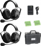 Came-TV 2-pack KUMINIK8 juhtmevaba kahe k&otilde;rvaklappide peakomplektid, t&auml;isdupleksne intercom-sides&uuml;steem, kaugus kuni 450m, tugevama m&uuml;rasummutusega