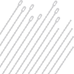 100 tk Helmekaabli sidemed, reguleeritavad kaablisidemed, helmed, korduvkasutatavad, kl&otilde;psake t&otilde;mblukud, plastist sidemed, kerged kaablisidemed, valge, 6 tolli