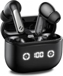 Havit Kabellose Kopfh&ouml;rer Kabellos Bluetooth mit Aktiver Ger&auml;uschunterdr&uuml;ckung, Bluetooth Kopfh&ouml;rer, 3D-Bass-Stereo-in Ear Kopfh&ouml;rer mit 4 ENC-Mikrofonen, 40 tunni Akkulaufzeit mit LED-Anzeige