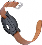 C2D JOY Ersatzarmband f&uuml;r Garmin Approach G12 Golf Tracker, Leder, mit H&uuml;lle, Schwarz Case Armband