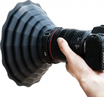 JJC peegeldumisvastane silikoonist objektiivi kapuuts Canon Nikon Sony DSLR kaamera objektiivile, v&auml;lisl&auml;bim&otilde;&otilde;t 73 mm ~ 88 mm, klaasakna fotograafia tarvikud, kokkupandav objektiivi kapuuts objektiivi kaitse