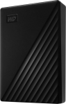 WD My Passport 6TB v&auml;line k&otilde;vaketas (mobiilne salvestusruum, &otilde;huke disain, allalaaditav tarkvara, automaatsed varukoopiad, paroolikaitse) Must - &uuml;hildub ka PC, Xboxi ja PS4-ga