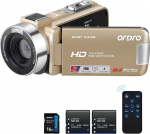 ORDRO HDV-B320 Full HD 1080P 30MP Camcorder 18X Digital Zoom IR Night Vision YouTube Video Camera 3.0" 270&deg; Rotating Screen Vlogging Camera