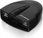 IOGEAR USB-printeri jagamise l&uuml;liti, 2-pordiline USB 2.0 l&uuml;litiadapter LED-ekraaniga, &uuml;henda ja m&auml;ngi, ei vaja v&auml;list toiteallikat