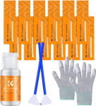K&F Concept Lens Cleaning Kit Camera Photo Cleaning Kit for DSLR Camera Lenses Filter Mobile Phones with Lens Cleaning Brush Bellows Microfibre Cloth