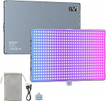 ENEGON RGB LED-videovalgusti 23000mAh OLED-ekraaniga - 396 LED-klaasi, 24W, 2500-9900K CCT, CRI 96+, 21 stseeni mudelid toote- ja portreefotograafiaks ning YouTube'ile