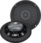 ESX VMS-52B - Must 13 cm 2-Way koaksiaal meres&otilde;iduki / v&auml;limaja / haagissuvila jaoks | &Auml;&auml;rmiselt lame - paigalduss&uuml;gavus 2,5 cm | UV- ja niiskuskindel | 1 paar