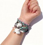 URIZONS juhtmega k&otilde;rvaklapid USB-C [Kanda k&auml;ev&otilde;runa] | Enam ei ole vaja takerdunud kaableid! Magnetiline sulgemine ja v&auml;rviline punutud kaabel | Mikrofoniga iPhone 14/15/16/17/18, PS5, spordi ja m&auml;ngude jaoks (8#)