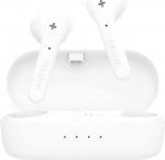 Defunc True Wireless EarbudsTrue Basic IPX4 veekindlad k&otilde;rvaklapid 5.0 Bluetooth Stereo k&otilde;rvaklapid Sisseehitatud mikrofon, pikk m&auml;nguaeg ja laadimiskohver (valge)