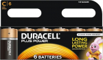 Duracell Plus Power C-t&uuml;&uuml;pi leelispatareid, 6 tk.